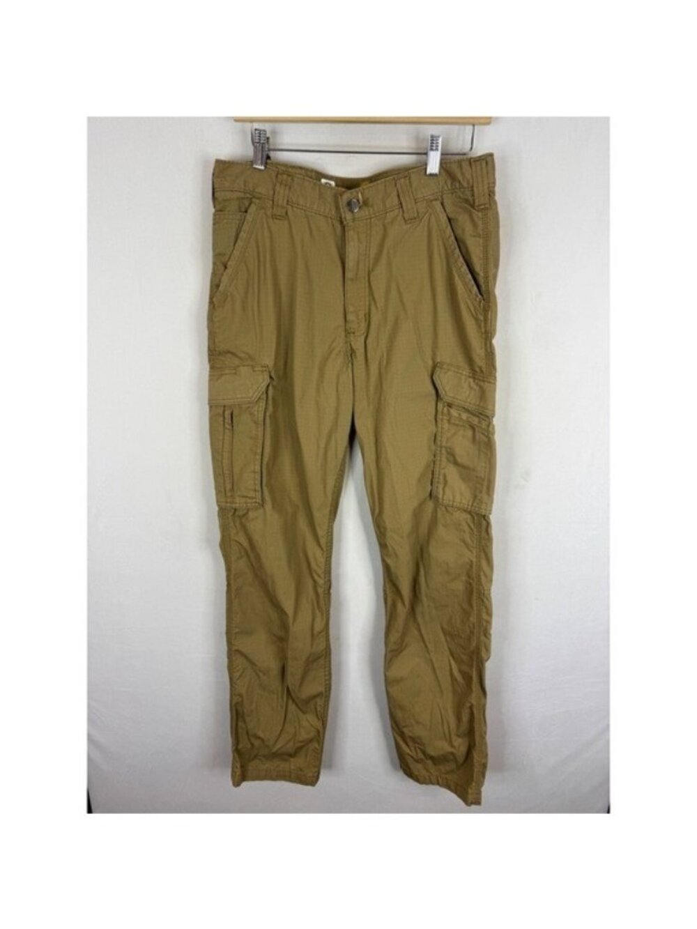 Carhartt Force Relaxed Fit Cargo Pants Khaki Tan Ripstop 101148-257 32x34